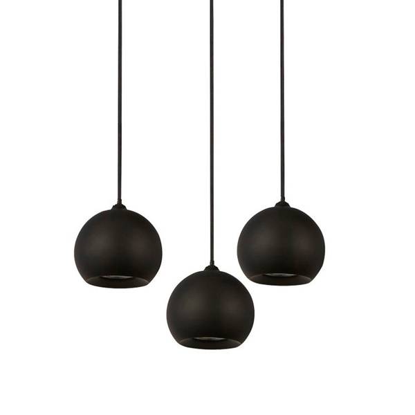 Pendelleuchte Eindhoven - Schwarz - Stahl - 39 x 11 x 39 cm