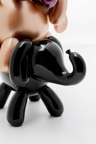 Dekofigur Elephant Stack - Multicolor - Polyresin - 22 x 32 x 18 cm