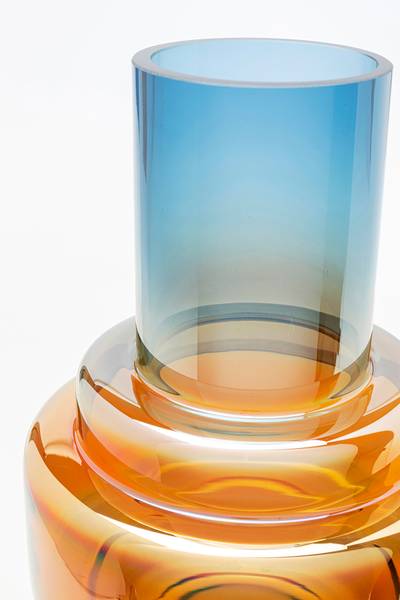 Vase Phenom - Multicolor - Klarglas - 20 x 35 x 20 cm