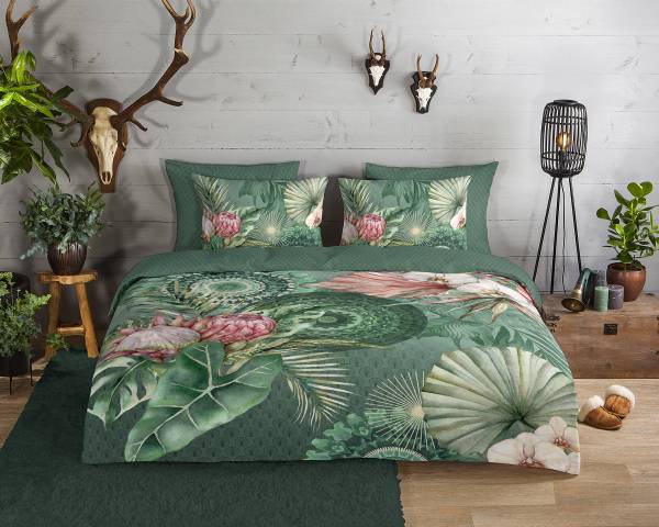 Bettwäsche Mazhuke - 200 x 200/220 cm + 2 Kissen 70 x 60 cm