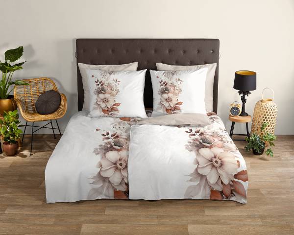 Bettwäsche Mbougou - 200 x 200 cm + 2 Kissen 80 x 80 cm