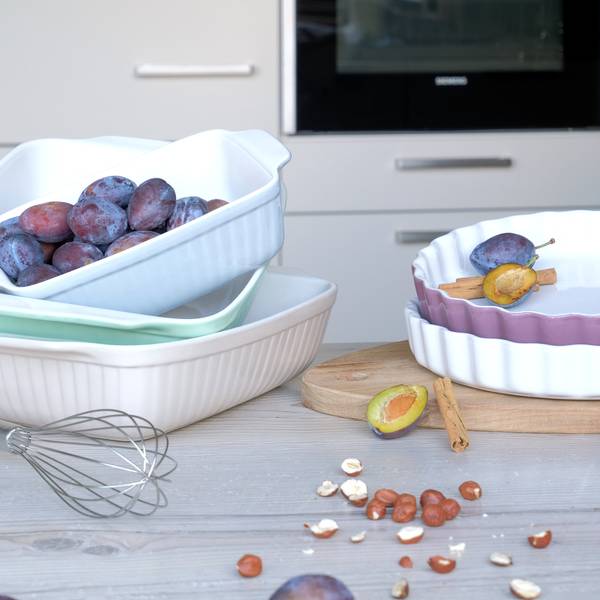 Auflaufform Kitchen  Time Typ B - Keramik - Grau