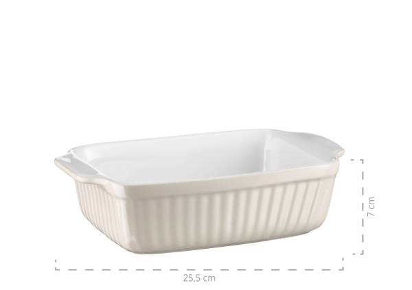 Auflaufform Kitchen  Time Typ B - Keramik - Grau