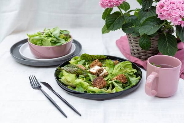 Kombiset Alenia 16-teilig - Keramik - Pink