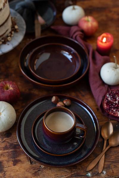 Kaffeeservice Jungle 12-teilig - Keramik - Mehrfarbig