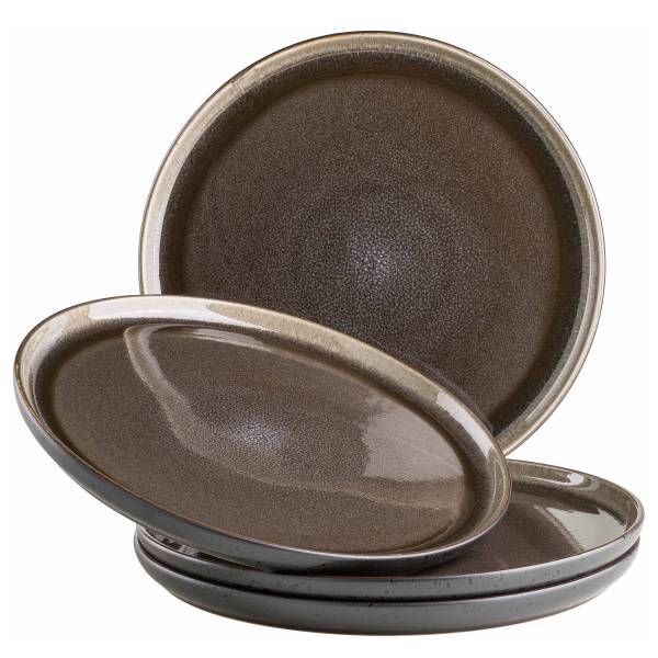 Tellerset Niara 4er-Set - Keramik - Mehrfarbig