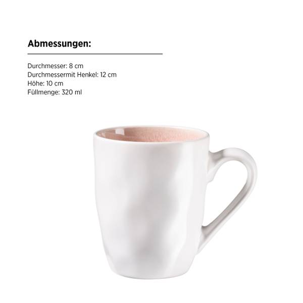 Kombiset Frozen 16-teilig - Keramik - Pink