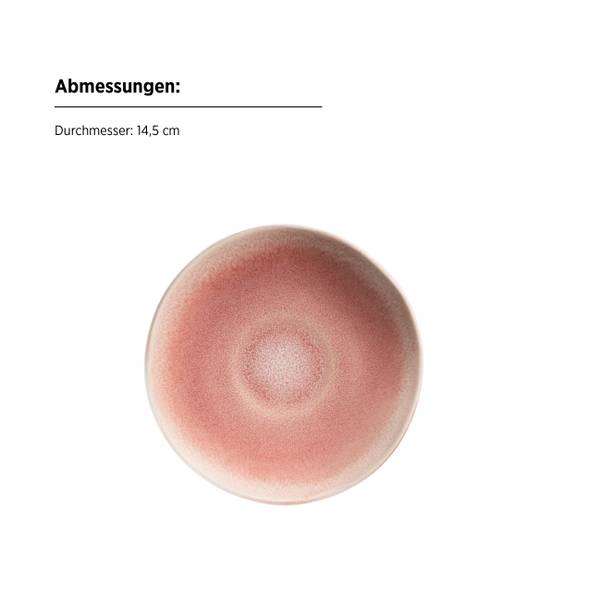 Kaffeetassenset Frozen 8-teilig - Keramik - Babyrosa