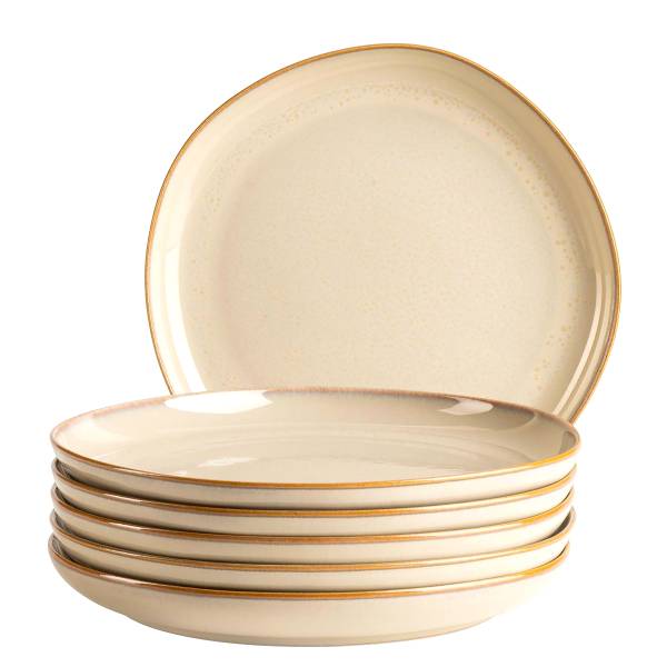 Dessertteller Cordelia 6er-Set - Keramik - Blau