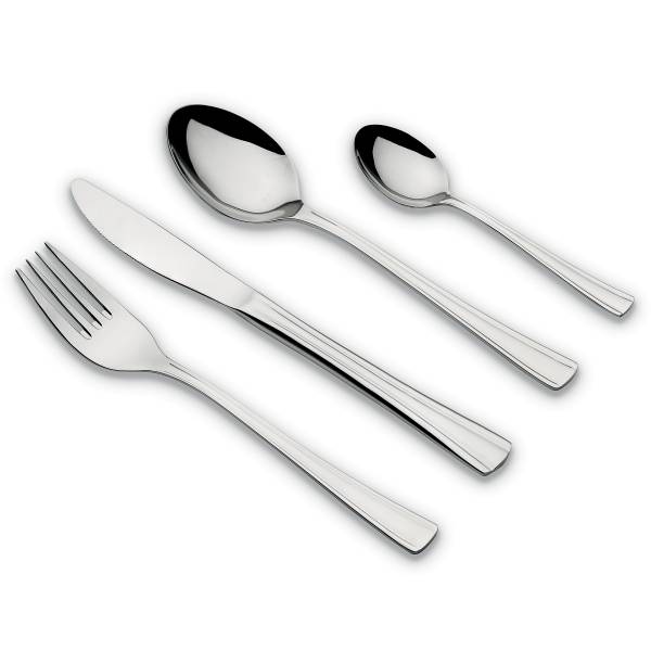 Besteckset Cindy 24-teilig - Edelstahl - Silber