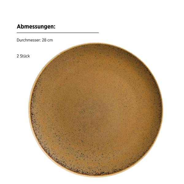 Kombiservice Grumpy 8-teilig - Porzellan - Beige