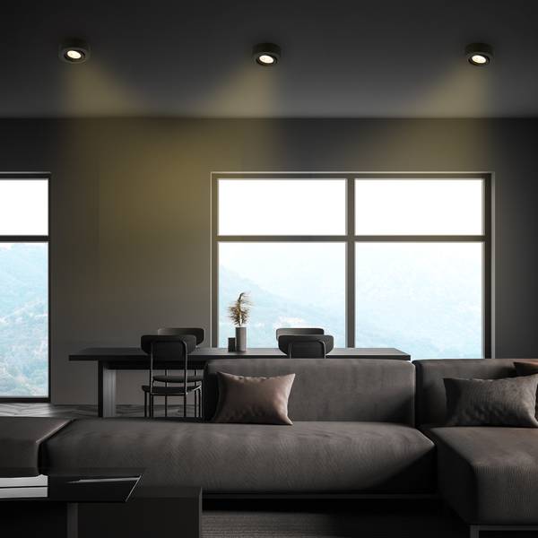 LED Ein- & Aufbauleuchte Desi Typ B - Schwarz