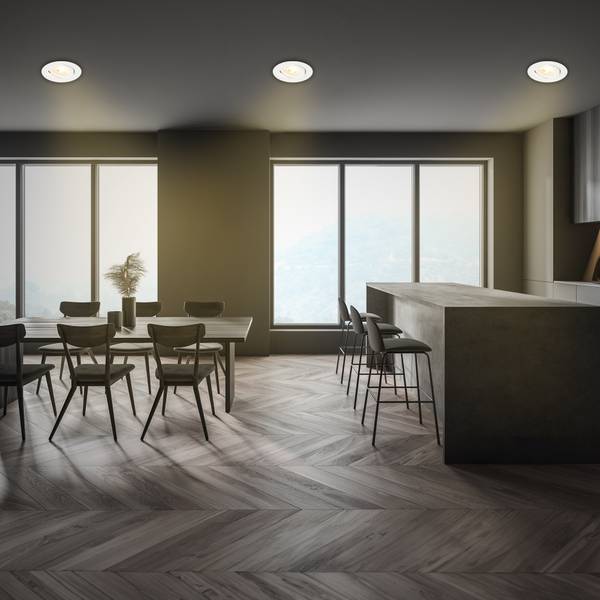 LED Ein- & Aufbauleuchte Desi Typ A - Weiß