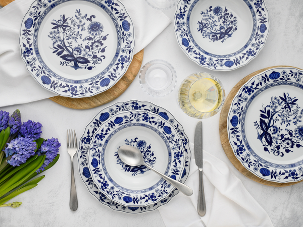 Tafelservice Flora Zwiebel 12-teilig - Multicolor - Porzellan - 27 x 31 x 31 cm