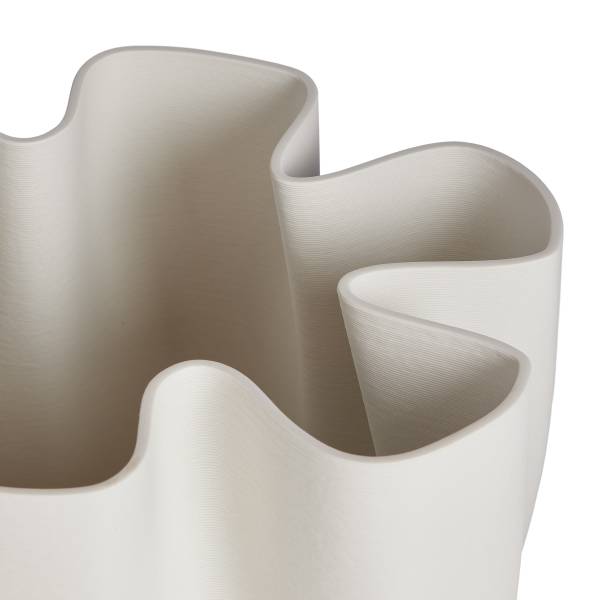 Vase VISION 3D - Porzellan - Weiß