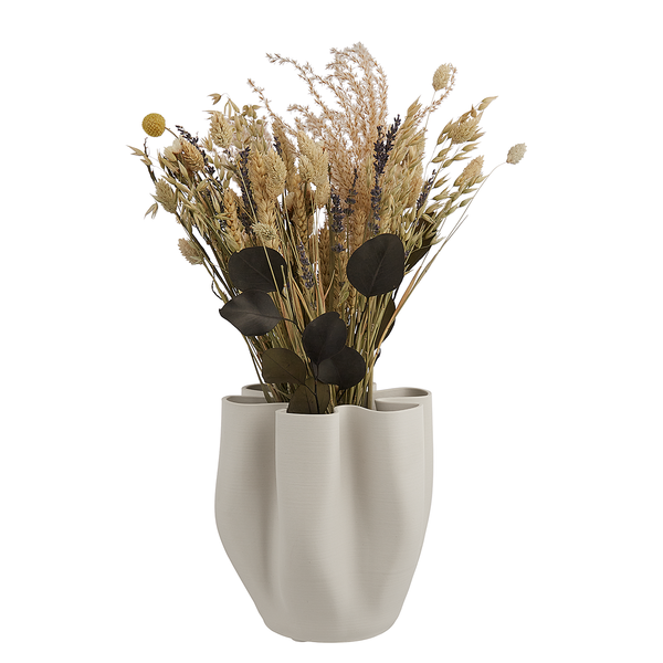 Vase VISION 3D - Porzellan - Weiß