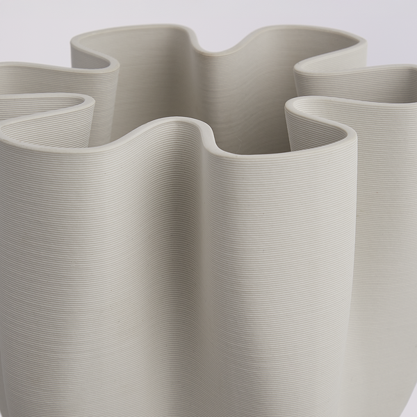 Vase VISION 3D - Porzellan - Weiß