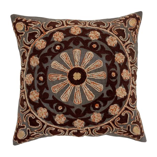 Dekokissen Chinon - Braun - Baumwollstoff - Andere - 10 x 45 x 45 cm