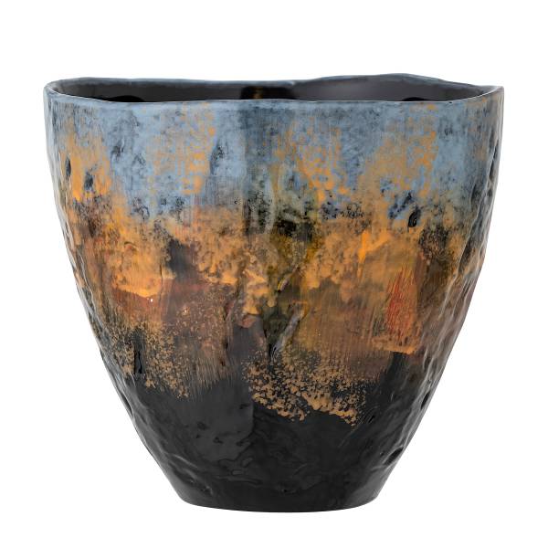 Blumentopf Bong - Blau - Keramik - 20 x 22 x 22 cm