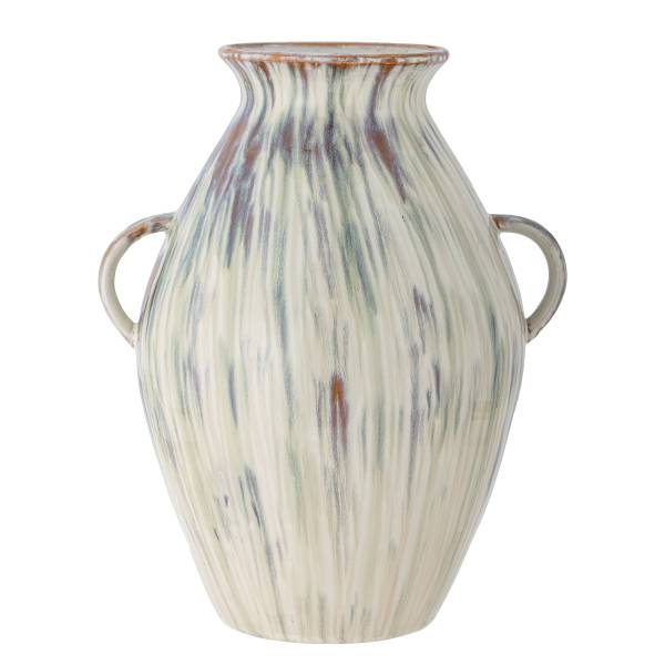 Vase Sanella - Grün - Keramik - 36 x 29 x 29 cm