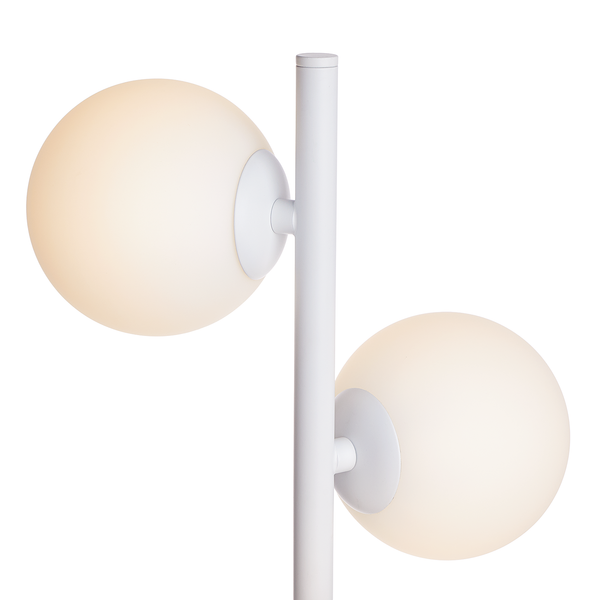 Tischleuchte VETLE - Milchglas / Eisen - 3-flammig