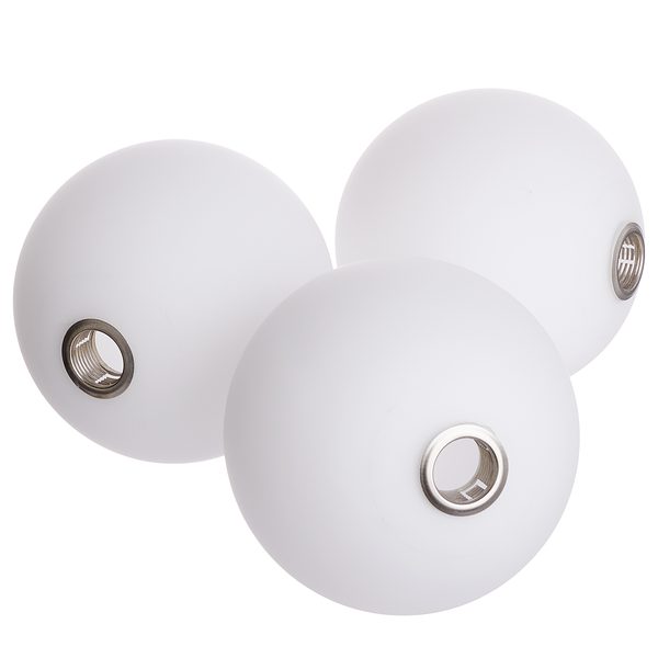 Tischleuchte VETLE - Milchglas / Eisen - 3-flammig