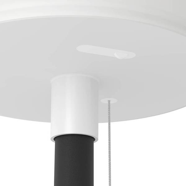 LED-Tischleuchte Montapalma Typ A - Stahl / Kunststoff - Schwarz / Weiß - 1-flammig