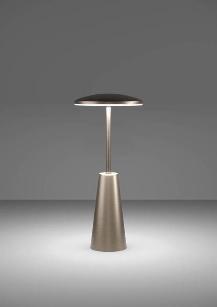 LED-Tischleuchte Piccola - Stahl / Kunststoff - 1-flammig - Bronze