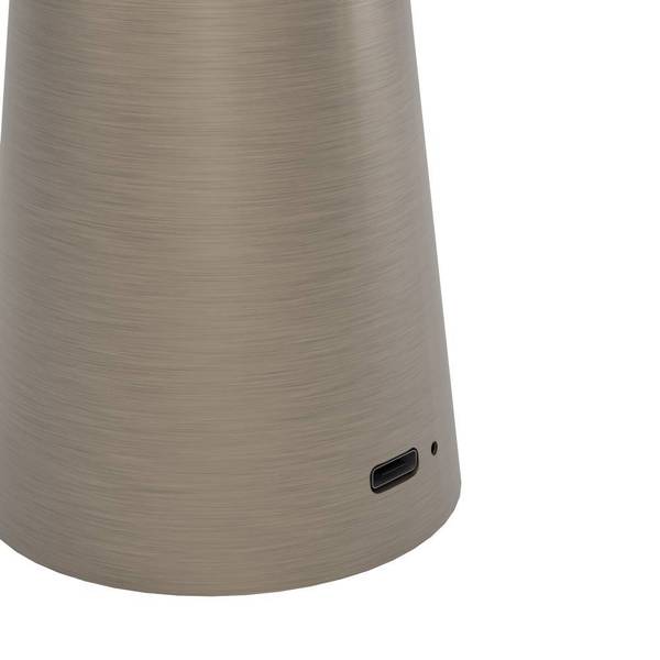 LED-Tischleuchte Piccola - Stahl / Kunststoff - 1-flammig - Bronze