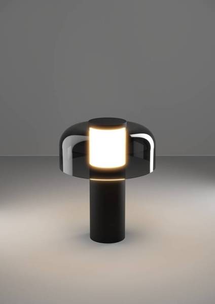 LED-Tischleuchte Ponente - Stahl / Kunststoff - 1-flammig - Schwarz