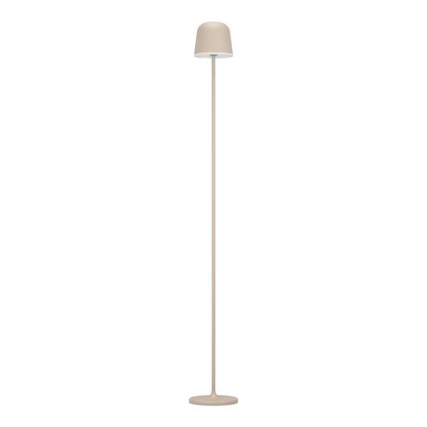 LED-Stehleuchte Mannera - Stahl / Kunststoff - 1-flammig - Sand / Weiß