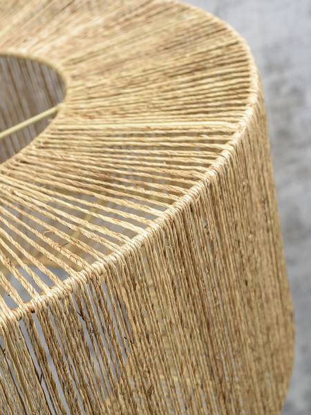 Deckenleuchte Iguazu Typ A - Beige - Jute - 50 x 22 x 50 cm