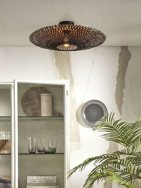 Deckenleuchte Kalimantan Typ A - Multicolor - Eisen - 60 x 15 x 60 cm
