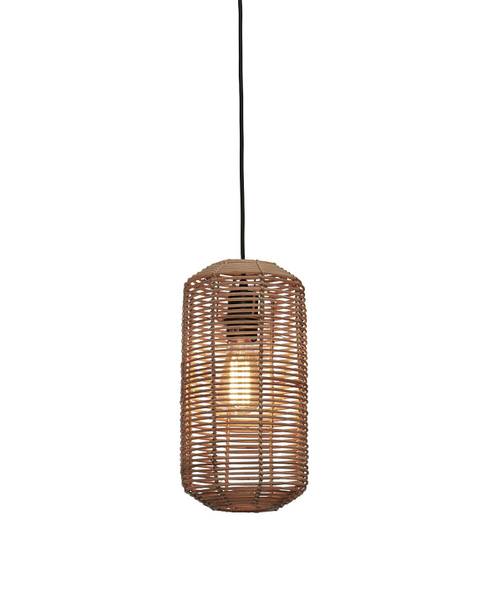 Pendelleuchte Tanami Typ D - Beige - Eisen - Rattan - 18 x 35 x 18 cm