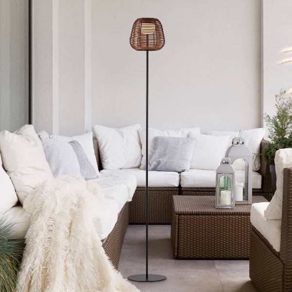 LED-Stehleuchte Askia - Eisen - 1-flammig