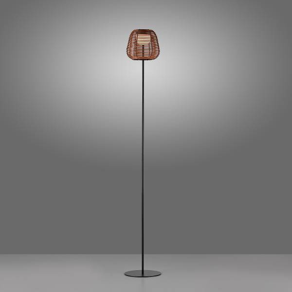 LED-Stehleuchte Askia - Eisen - 1-flammig