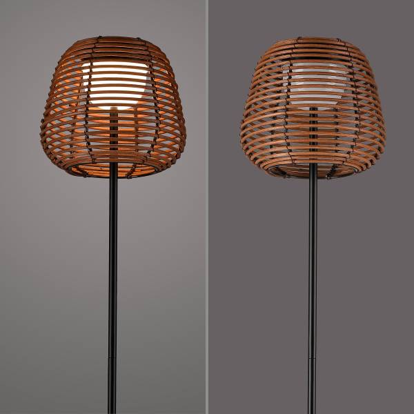 LED-Stehleuchte Askia - Eisen - 1-flammig