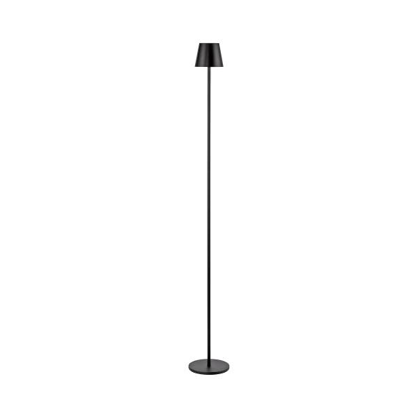 LED-Stehleuchte Euria - Eisen - 1-flammig - Schwarz