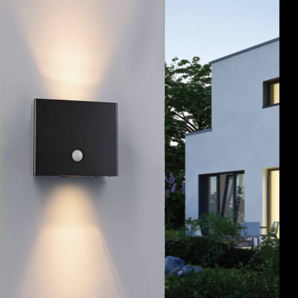 LED-Wandleuchte Amin - Aluminium - 2-flammig