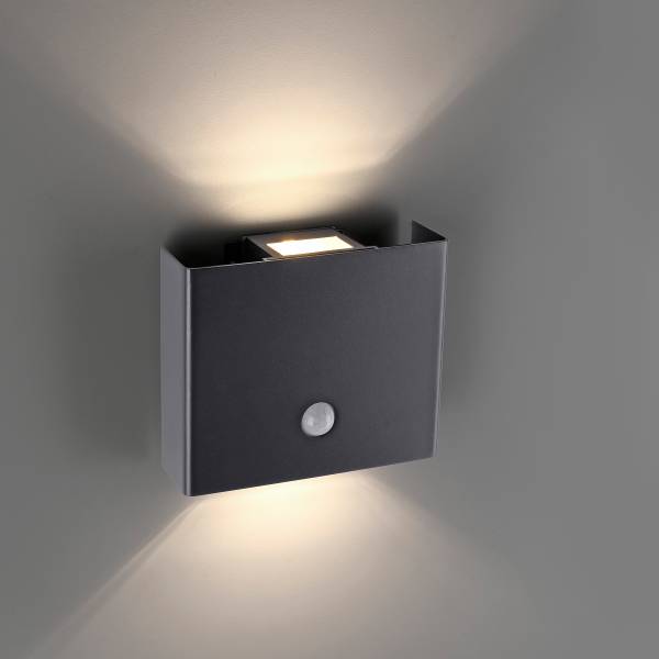 LED-Wandleuchte Amin - Aluminium - 2-flammig