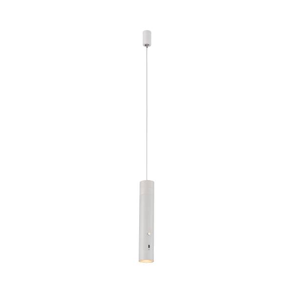 LED-Pendelleuchte Attach - Polycarbonat - 1-flammig - Weiß