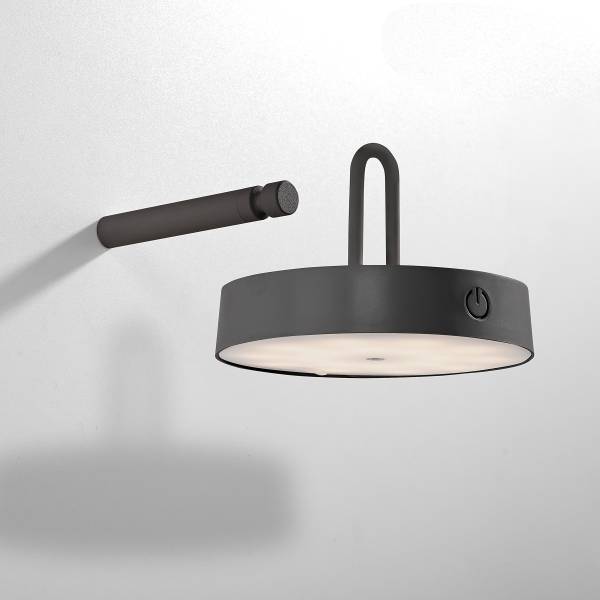 LED-Wandleuchte Arma - Eisen - 1-flammig - Schwarz