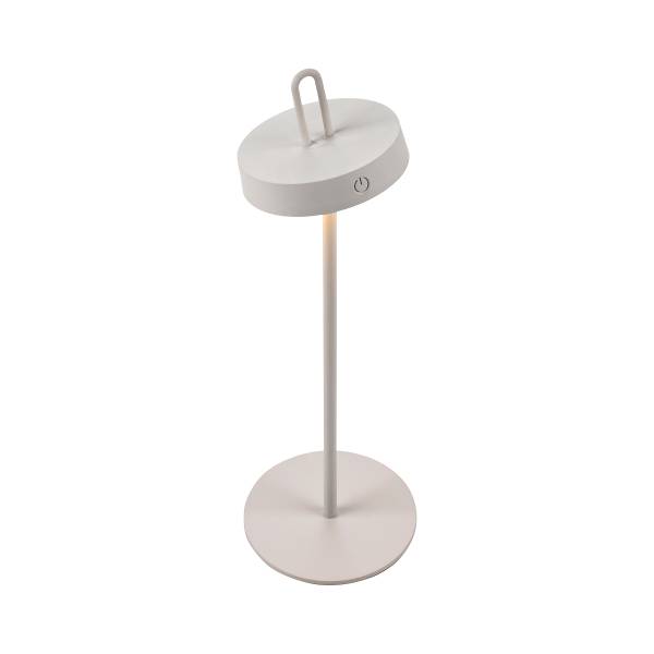 LED-Tischleuchte Amag - Eisen - 1-flammig - Weiß