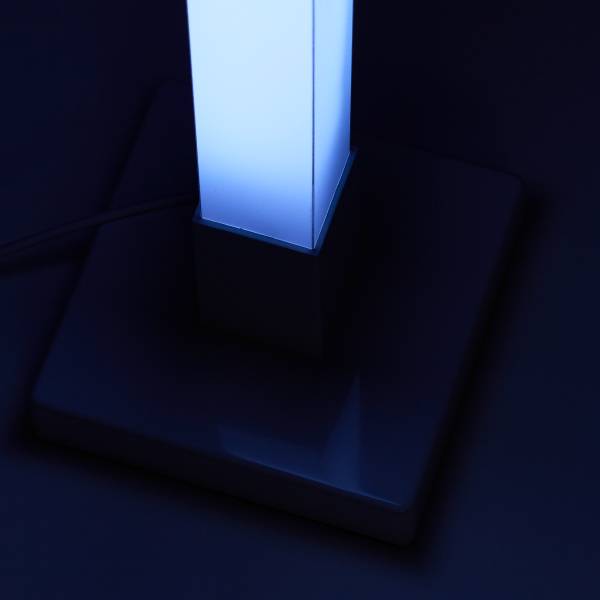 LED-Stehleuchte Neele - Kunststoff - 1-flammig - Weiß