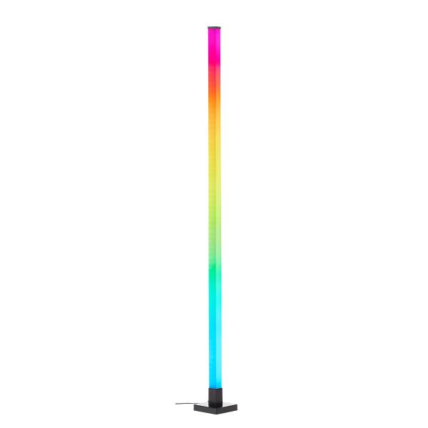 LED-Stehleuchte Neele - Kunststoff - 1-flammig - Schwarz