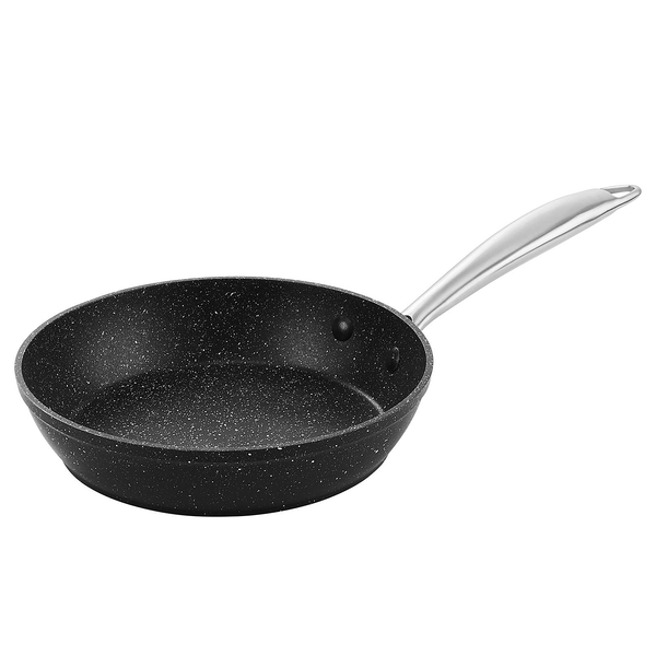 Pfanne SALSA 4er-Set - Aluminium / Edelstahl - Schwarz