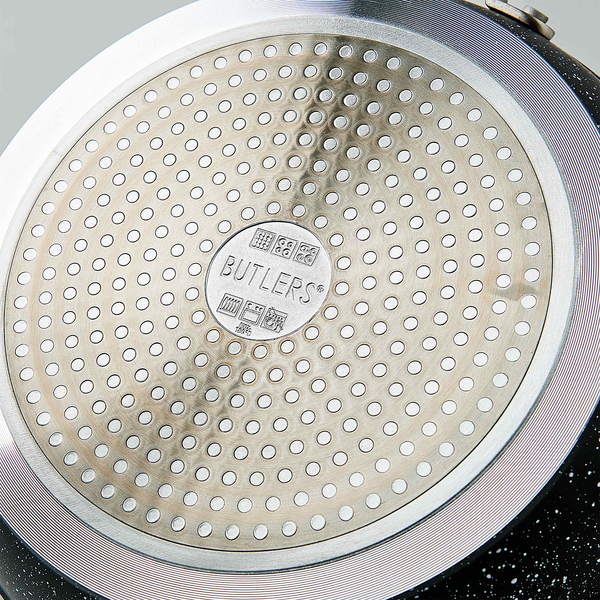 Pfanne SALSA 4er-Set - Aluminium / Edelstahl - Schwarz