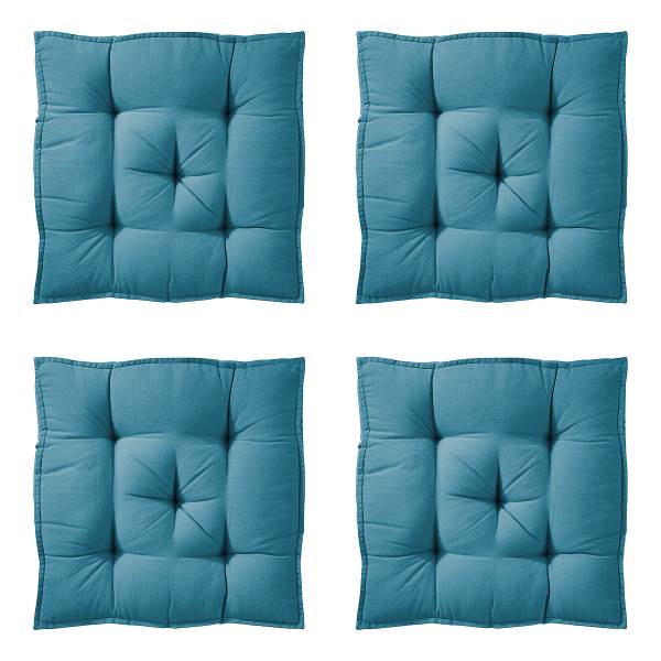 Sitzkissen SOLID 4er-Set - Baumwolle / Polyester