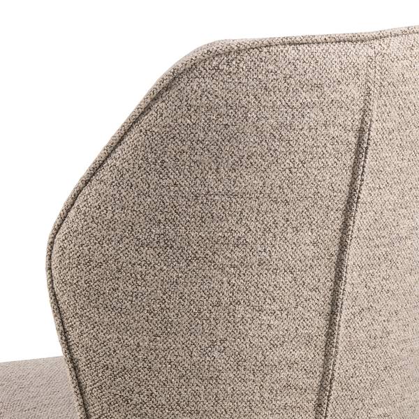 Polsterstuhl MORINI 2er-Set - Bouclé Stoff Moena: Beige