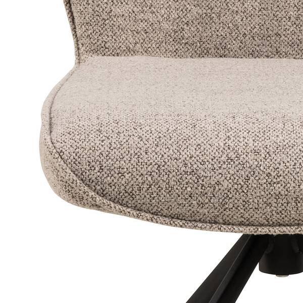 Polsterstuhl MORINI 2er-Set - Bouclé Stoff Moena: Beige